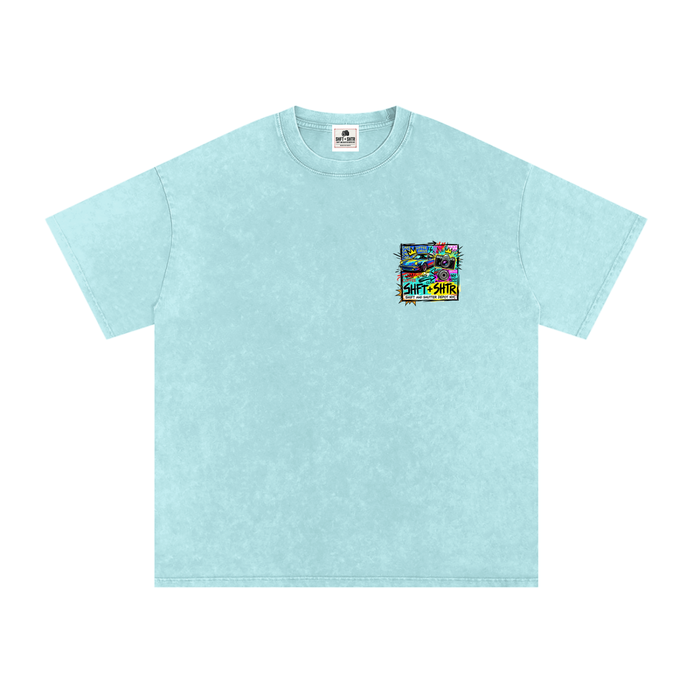 Depot Blues Snow Washed Oversized T-Shirt