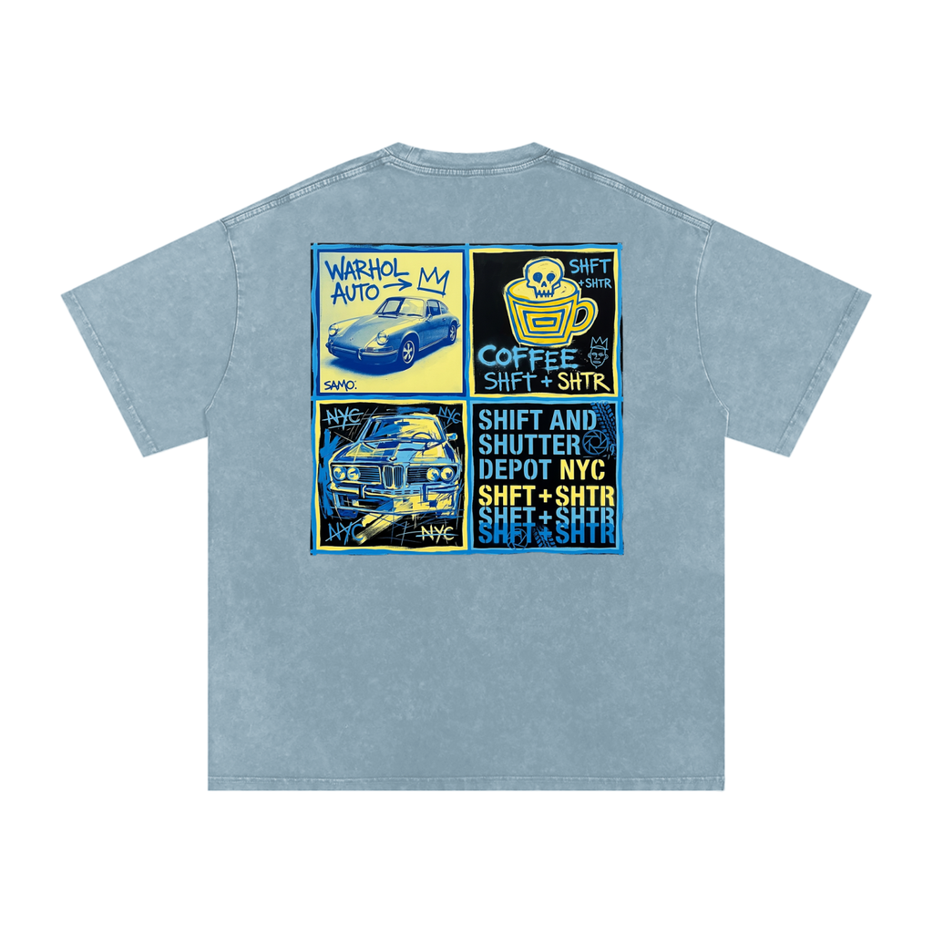 Depot Blues Snow Washed Oversized T-Shirt