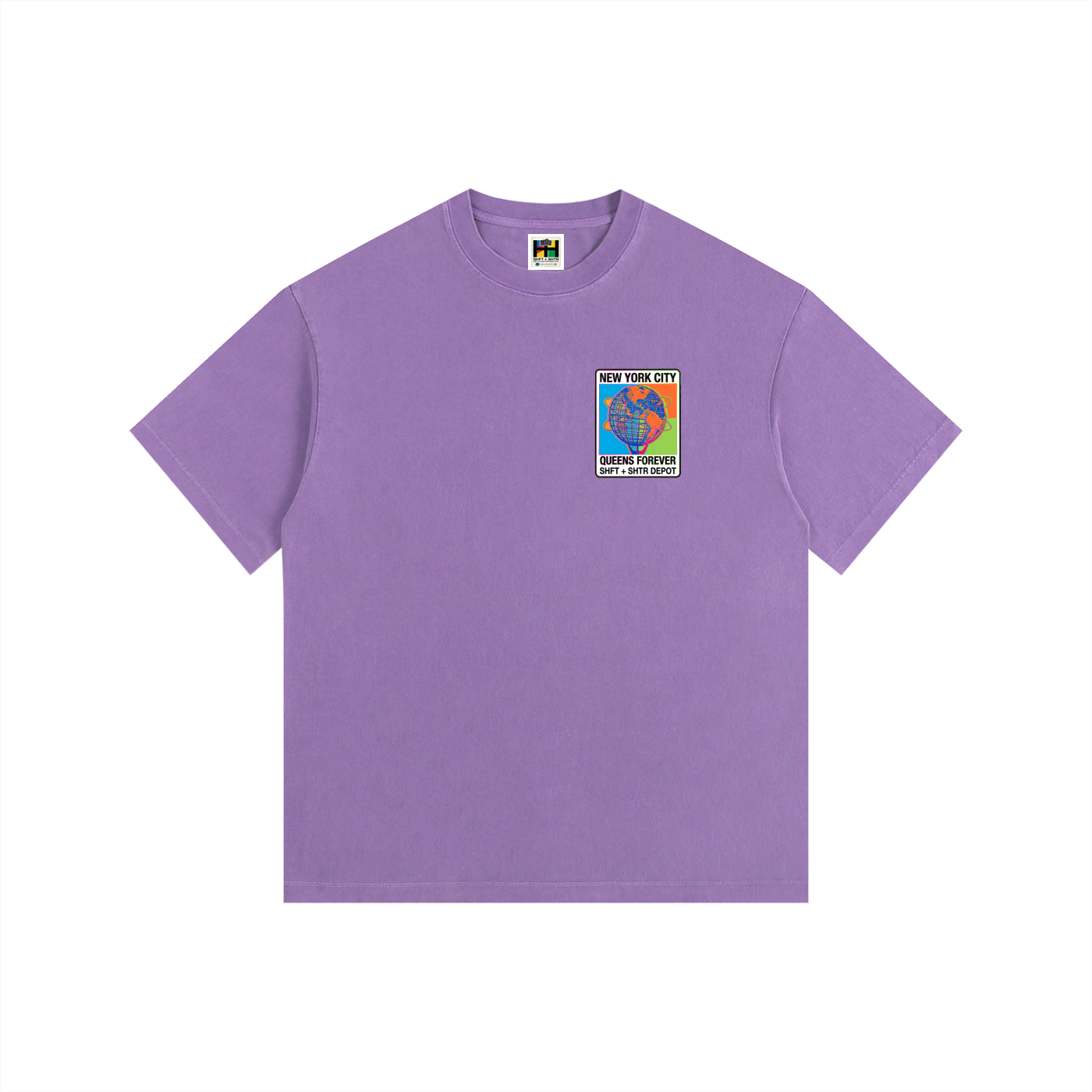Technicolor Vintage Washed Oversized Cotton T-Shirt
