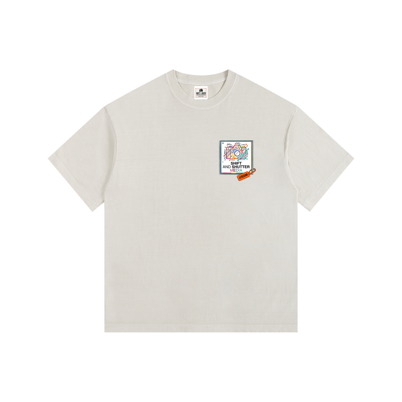 Bokeh Monsters Vintage Washed Oversized T-Shirt