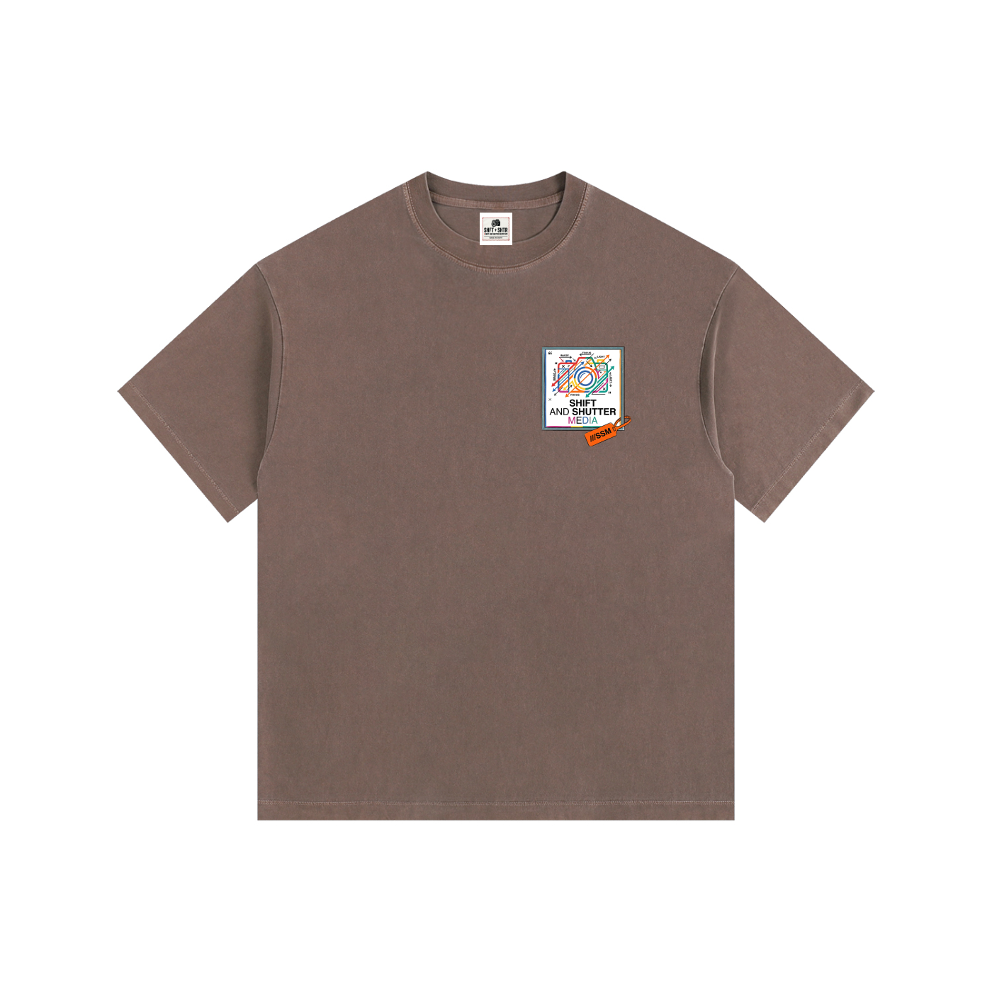 Bokeh Monsters Vintage Washed Oversized T-Shirt