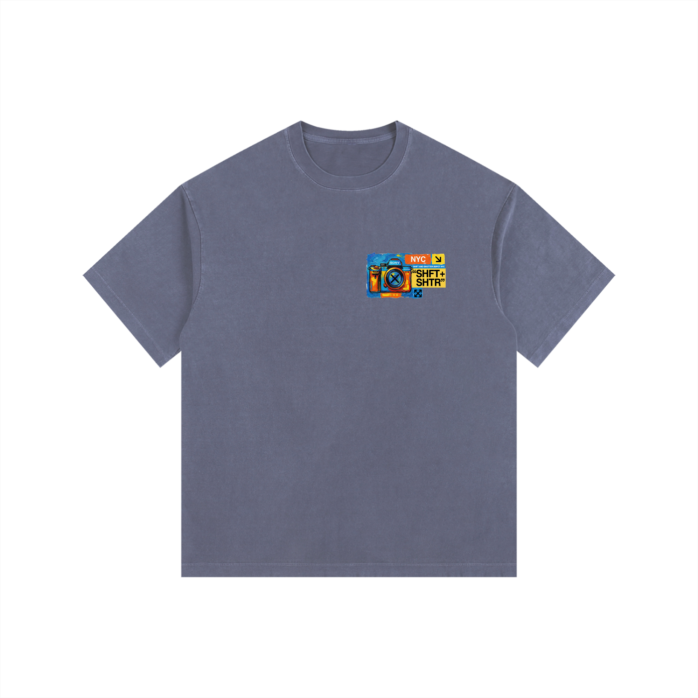 VA Geländewagen Vintage Washed Oversized T-Shirt