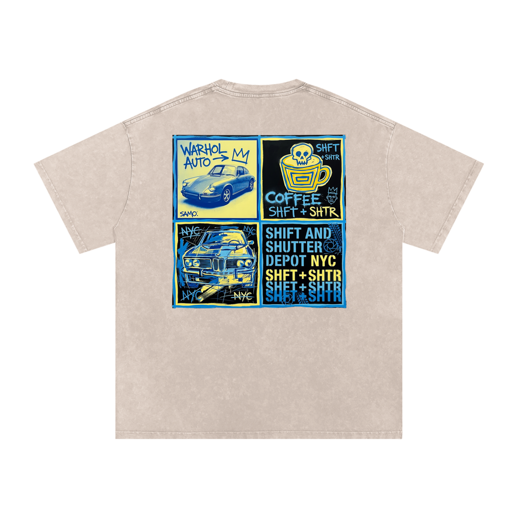 Depot Blues Snow Washed Oversized T-Shirt