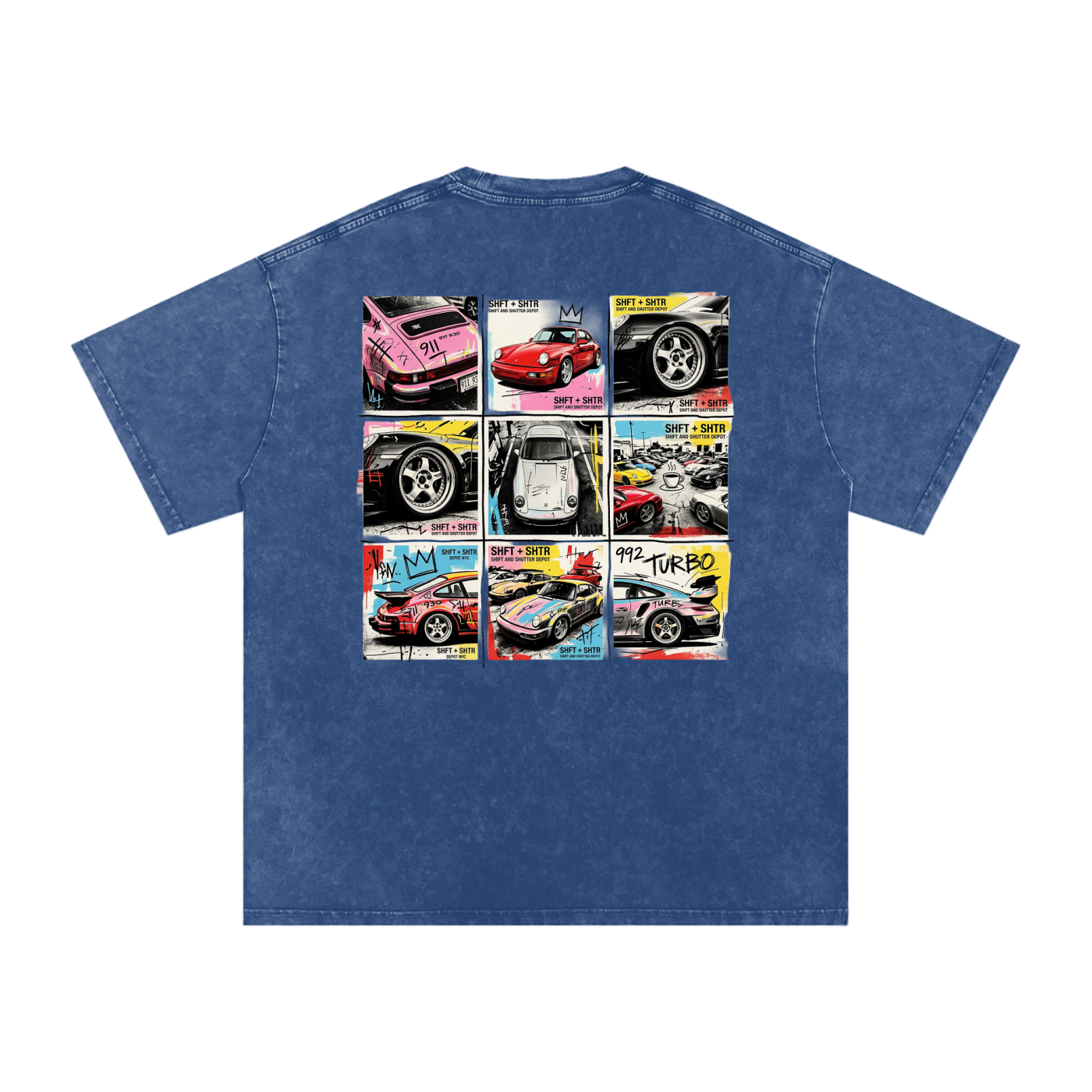 911 Snow Washed Oversized T-Shirt