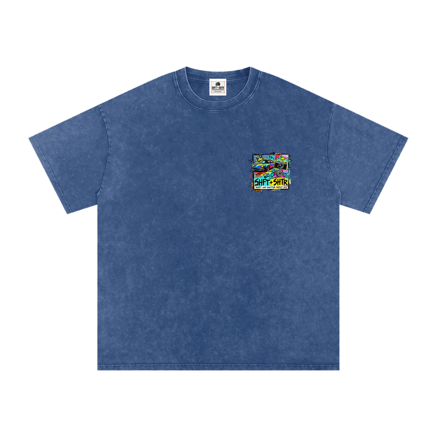 Depot Blues Snow Washed Oversized T-Shirt