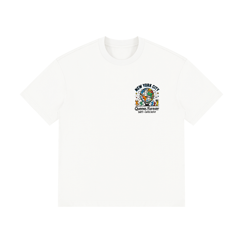 Harings Unisphere Drop Shoulder Cotton T-Shirt