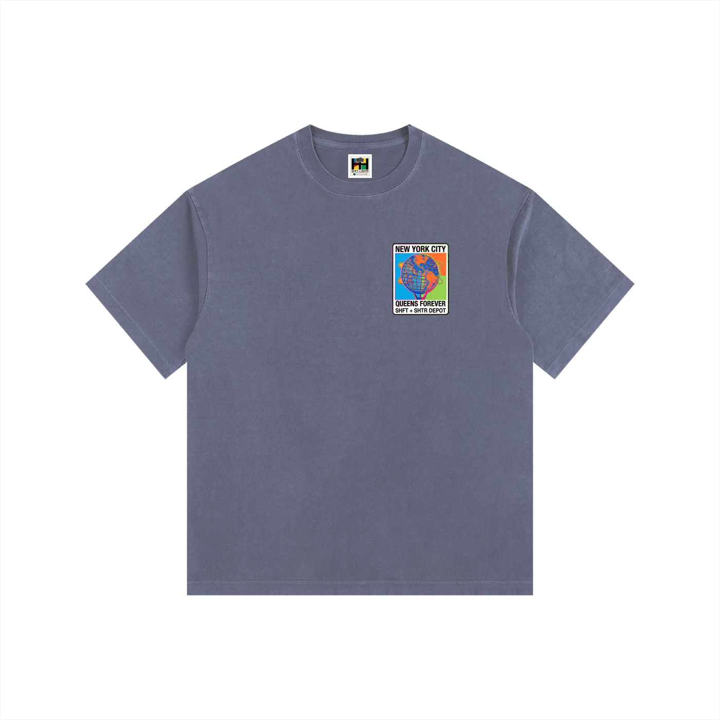 Technicolor Vintage Washed Oversized Cotton T-Shirt
