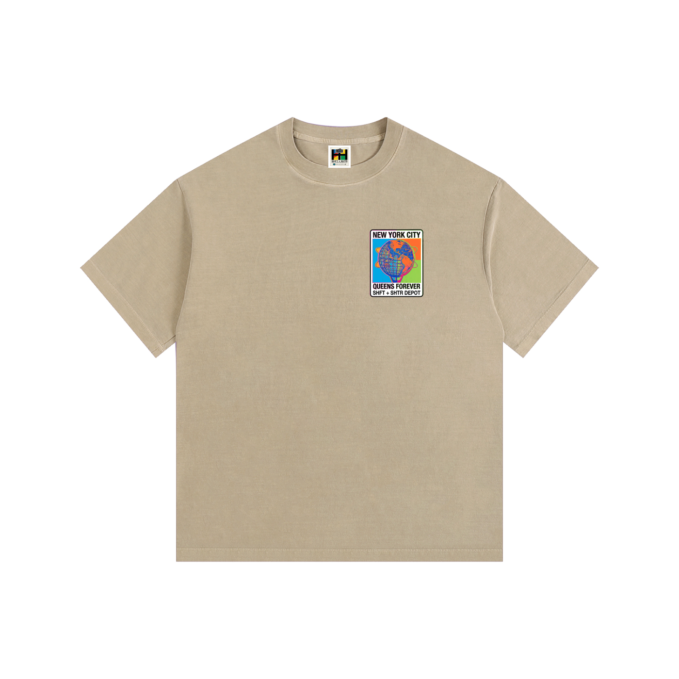 Technicolor Vintage Washed Oversized Cotton T-Shirt